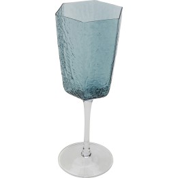 Verres à vin rouge Cascata bleus set de 4 Kare Design
