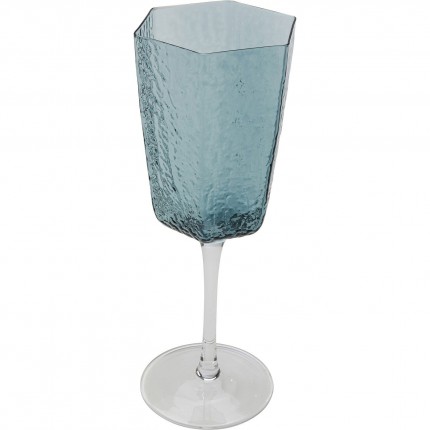 Verres à vin rouge Cascata bleus set de 6 Kare Design