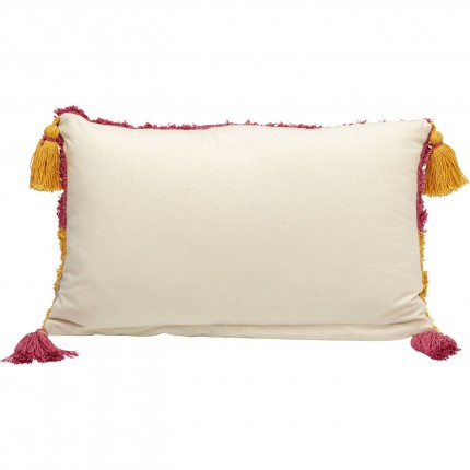 Coussin oeil jaune et rose Kare Design