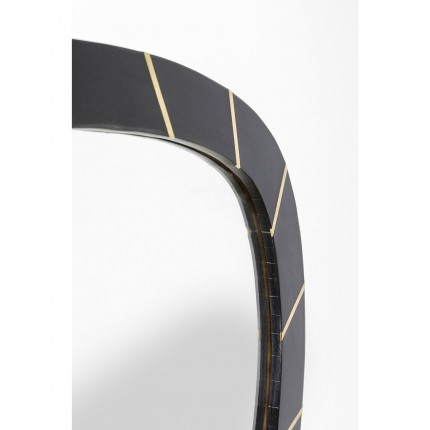 Miroir Planos 65x77cm noir Kare Design