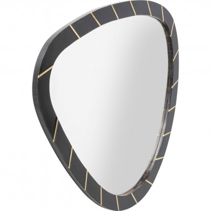 Miroir Planos 65x77cm noir Kare Design