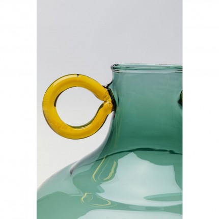Vase Amore Handle vert 16cm Kare Design