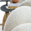 Fauteuil pivotant Peppo Lounge crème Kare Design