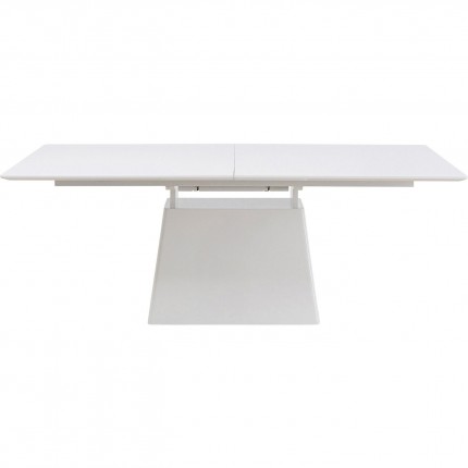 Table à rallonge Benvenuto rectangle blanche Kare Design