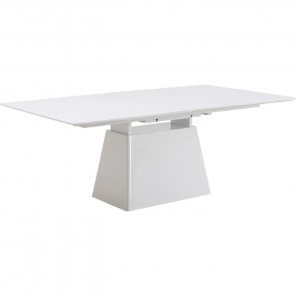 Table à rallonge Benvenuto rectangle blanche Kare Design