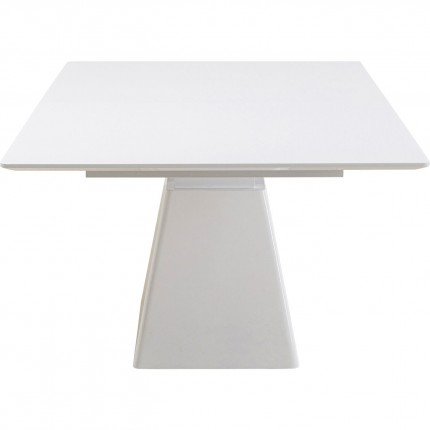 Table à rallonge Benvenuto rectangle blanche Kare Design