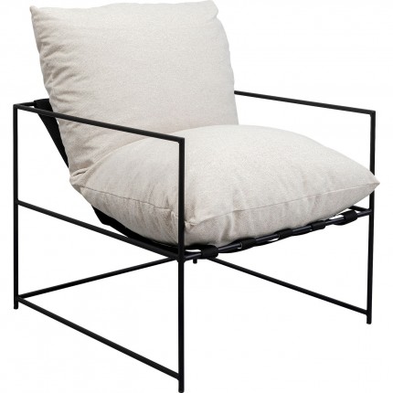 Fauteuil Cuby crème Kare Design