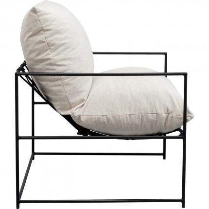 Fauteuil Cuby crème Kare Design