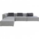 Canapé d\'angle Infinity XL gauche gris Kare Design