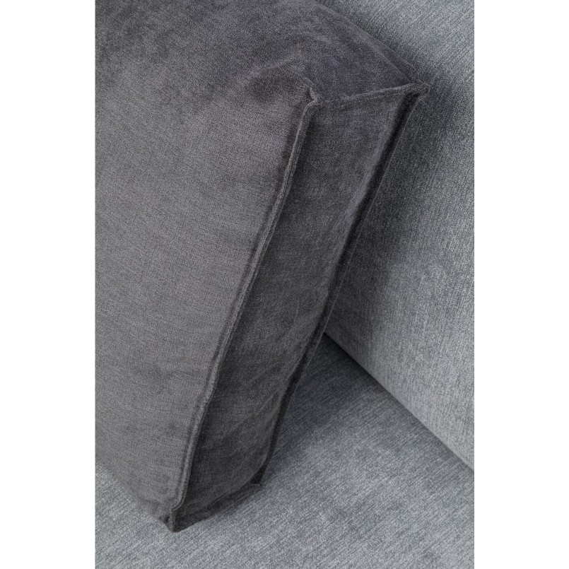 Canapé d angle Infinity Atlanta gris gauche