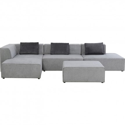 Canapé d'angle Infinity XL gauche gris Kare Design