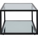 Table d\'appoint Quadro noire 50x50cm Kare Design