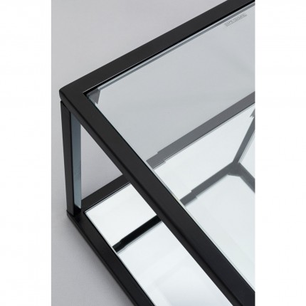 Table d'appoint Quadro noire 50x50cm Kare Design