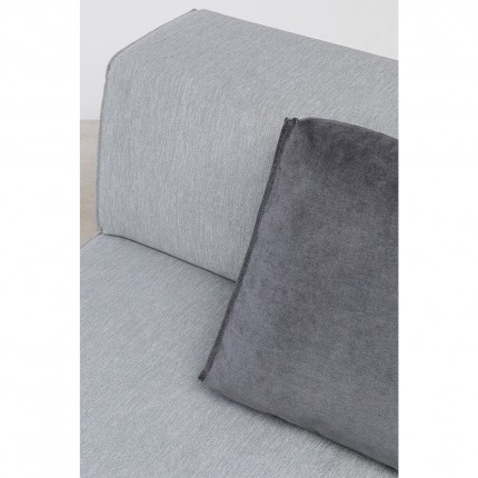 Méridienne gauche canapé Infinity gris Kare Design