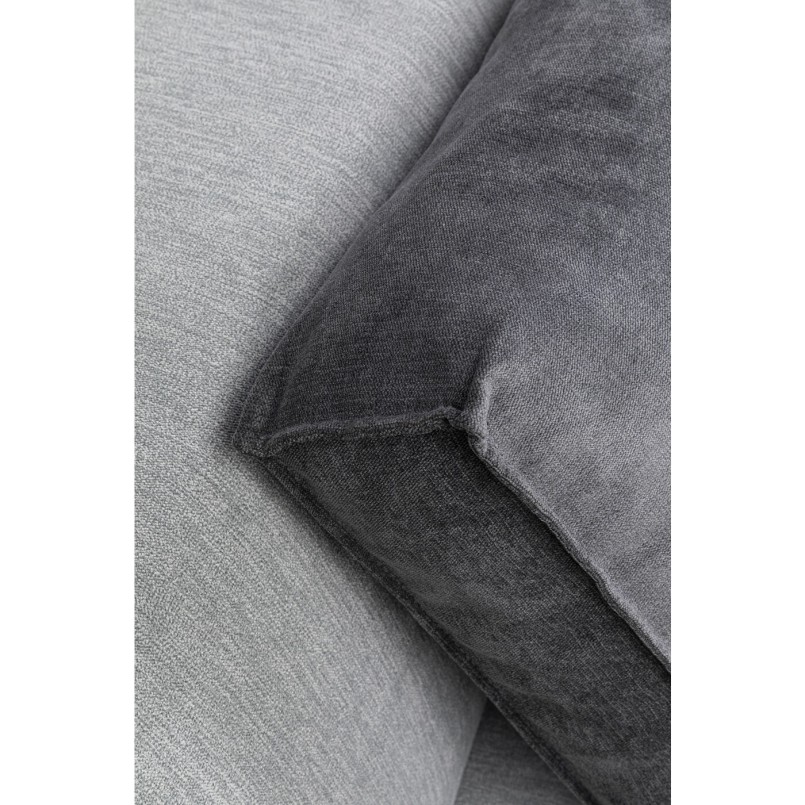 Méridienne gauche canapé Infinity gris Kare Design