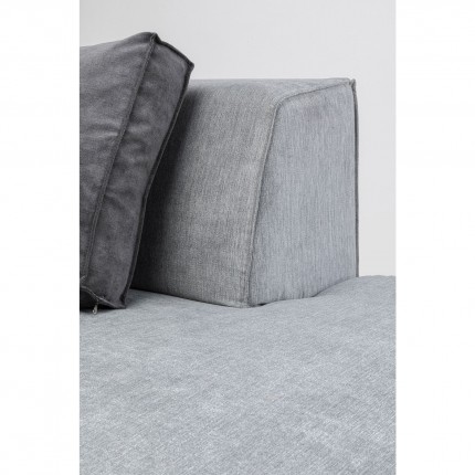 Méridienne droite canapé Infinity gris Kare Design