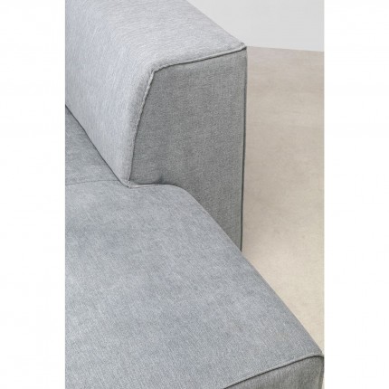 Méridienne droite d'angle canapé Infinity gris Kare Design