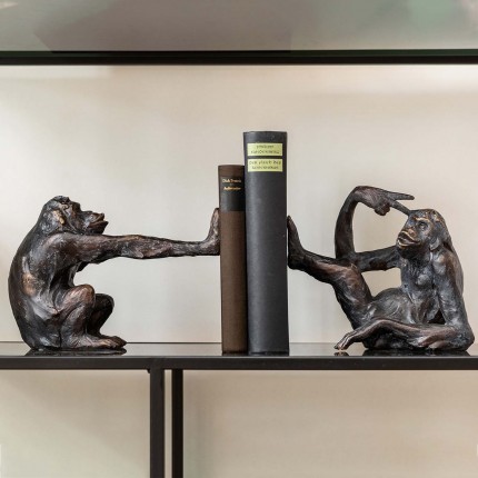 Serre-livres singes set de 2 Kare Design