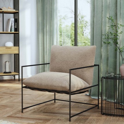 Fauteuil Cuby crème Kare Design Fauteuil Cuby crème Kare Design