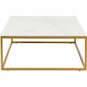 Table basse Key West 90x90cm blanche Kare Design