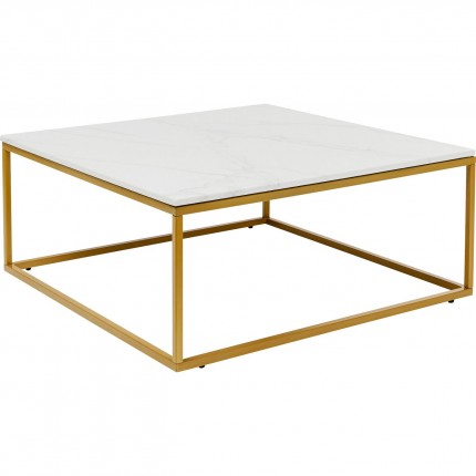 Table basse Key West 90x90cm blanche Kare Design