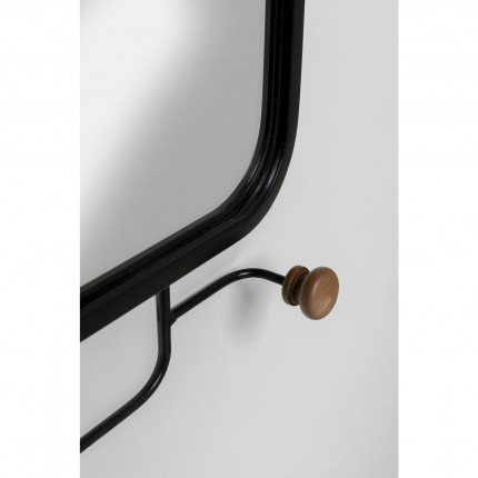 Wall Coat Rack Gina Mirror 65x50cm Kare Design