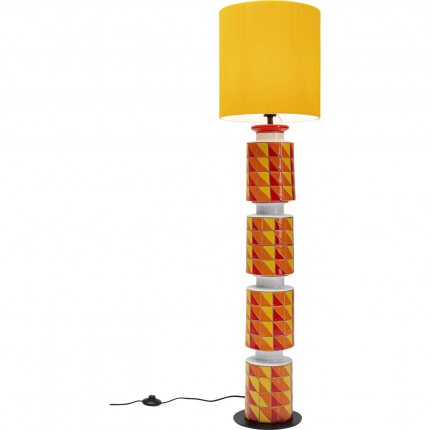 Lampadaire Hit Parade jaune Kare Design