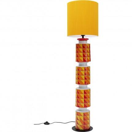 Lampadaire Hit Parade jaune Kare Design