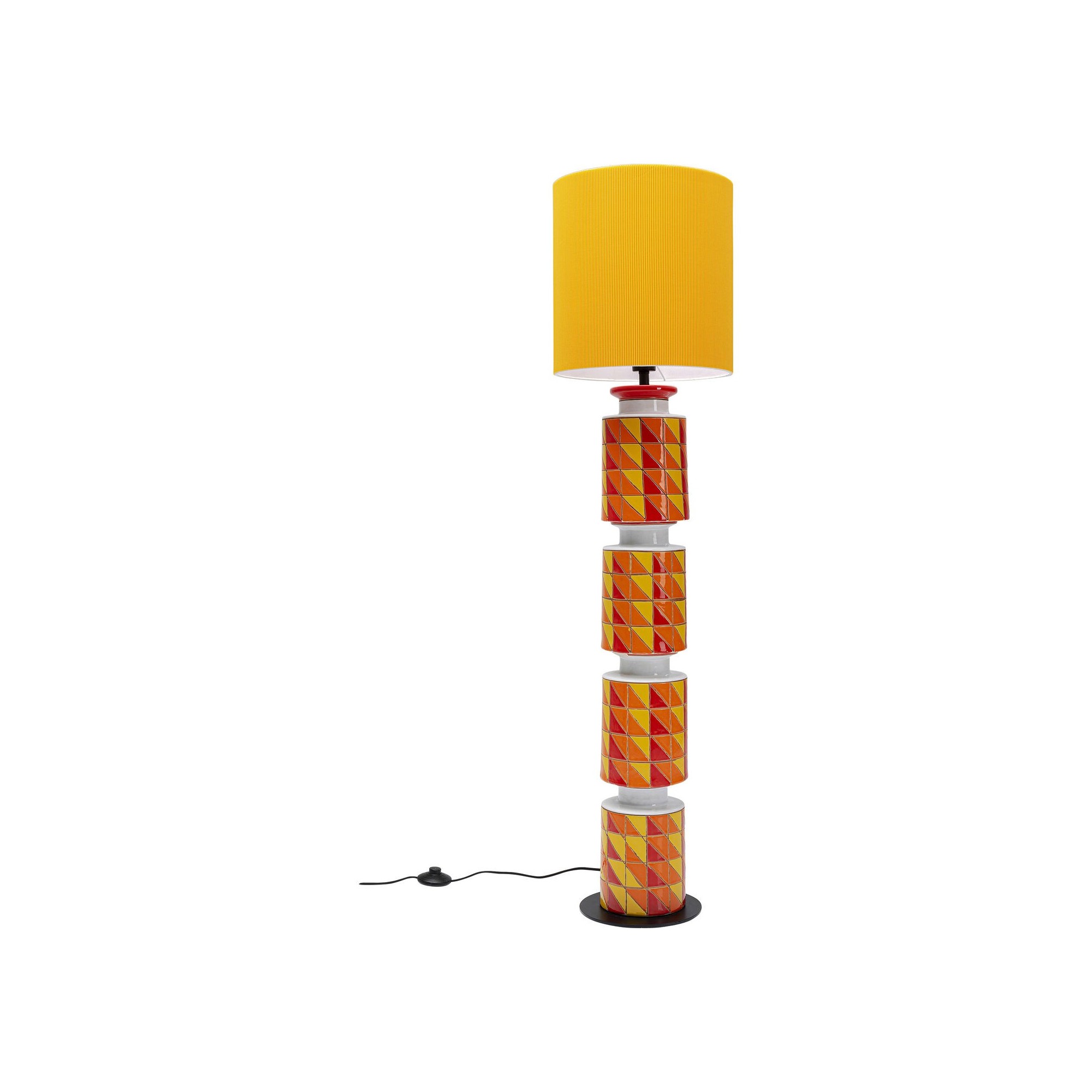 Lampadaire Hit Parade jaune Kare Design