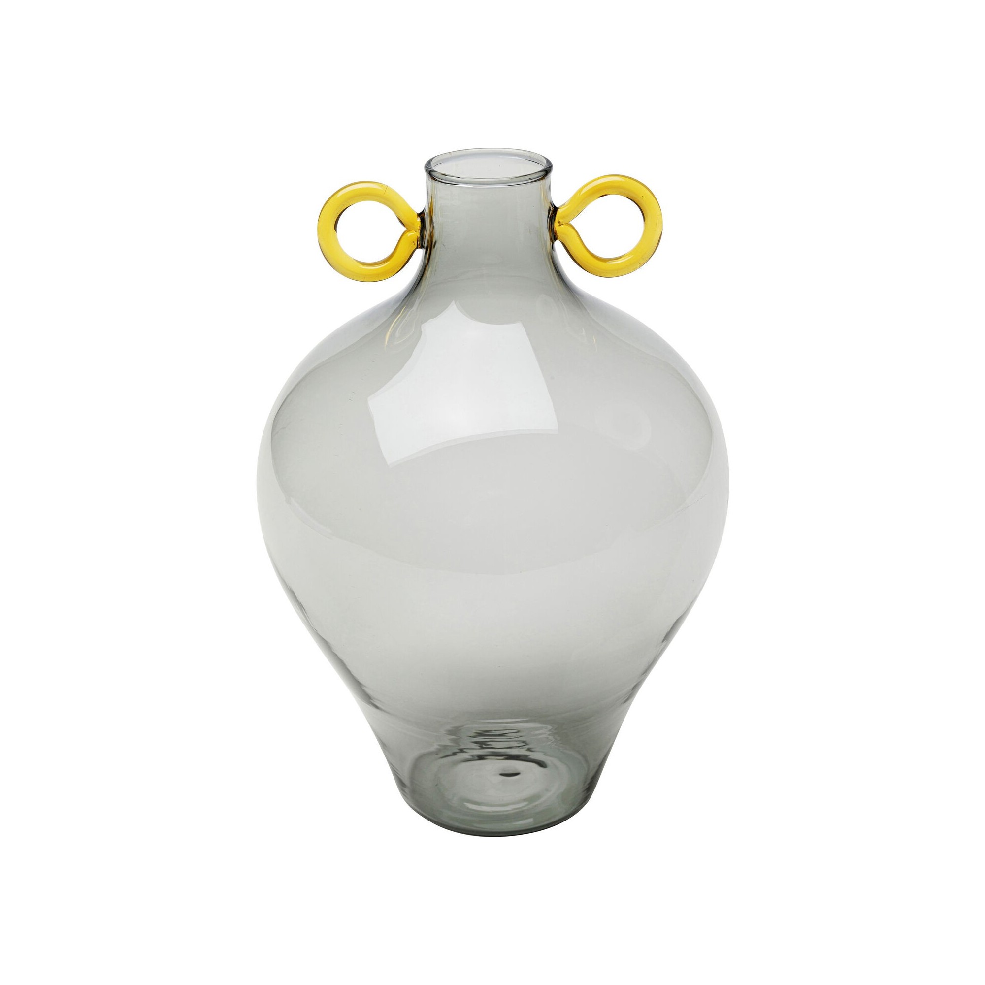 Vase Amore Handle gris 23cm Kare Design