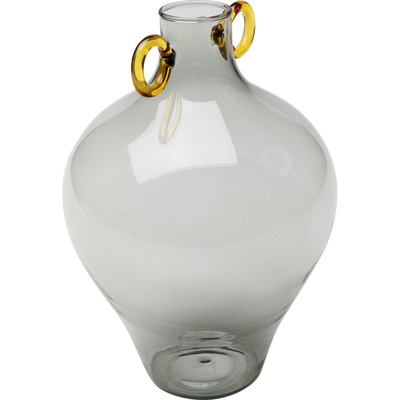 Vase Amore Handle gris 23cm