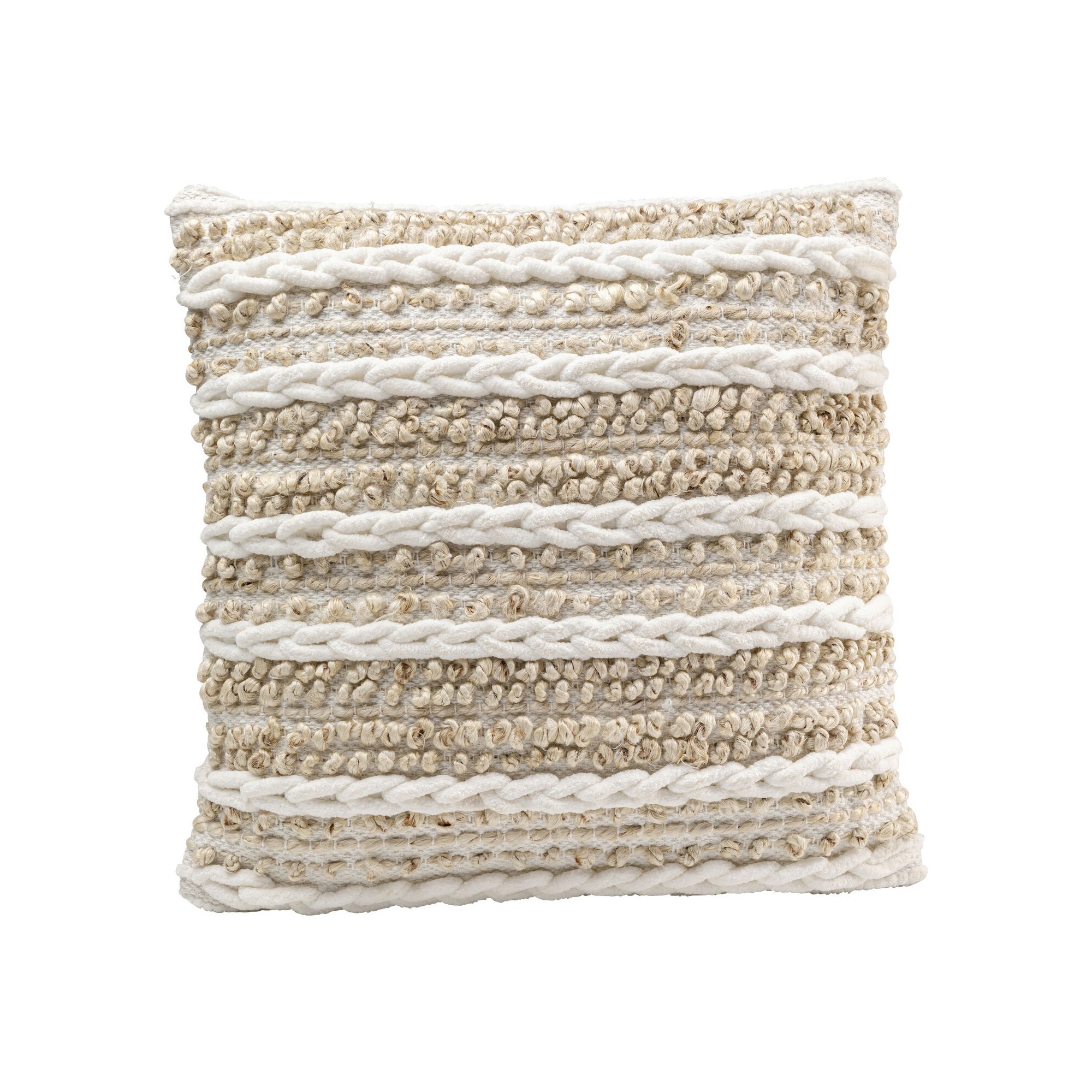 Coussin Loop Knit beige 45x45cm Kare Design