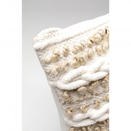 Coussin Loop Knit beige 45x45cm Kare Design