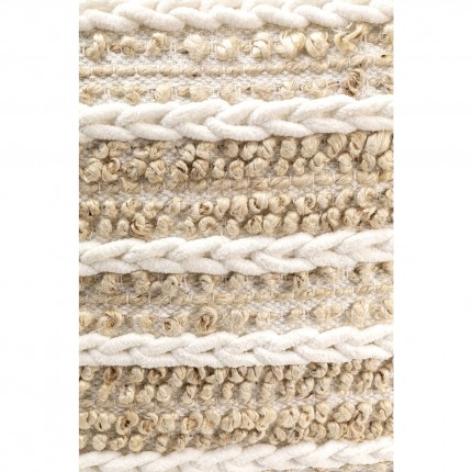 Coussin Loop Knit beige 45x45cm Kare Design