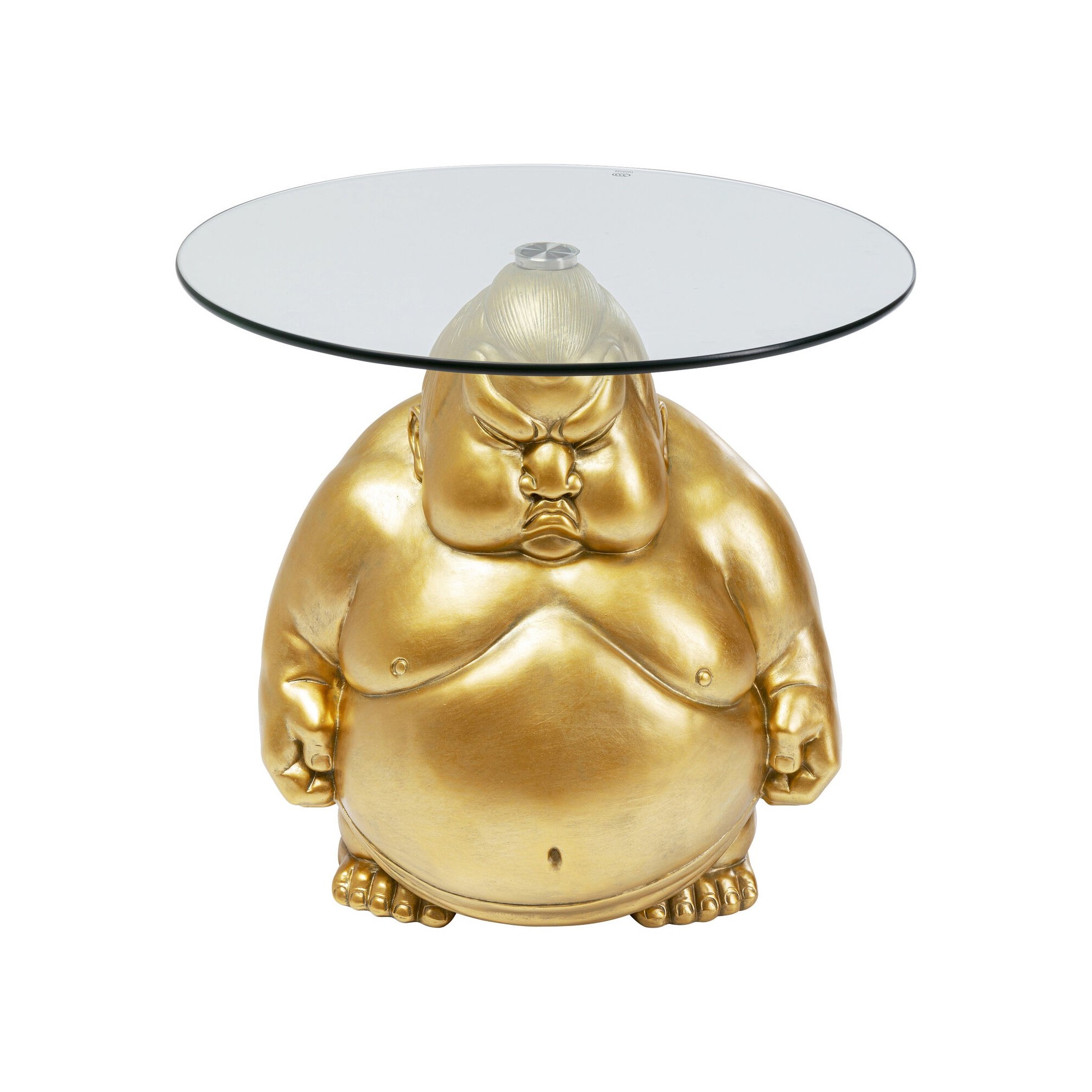 Table d'appoint sumo doré 54cm Kare Design