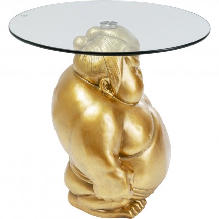 Table d'appoint sumo doré 54cm Kare Design