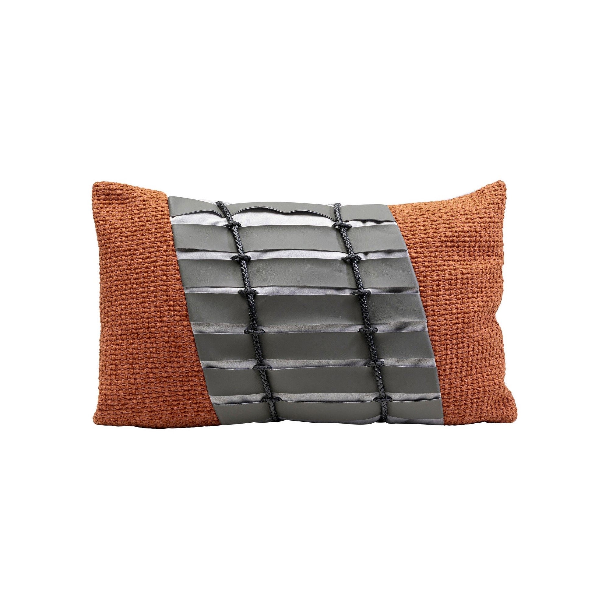 Coussin Tyre gris et marron Kare Design