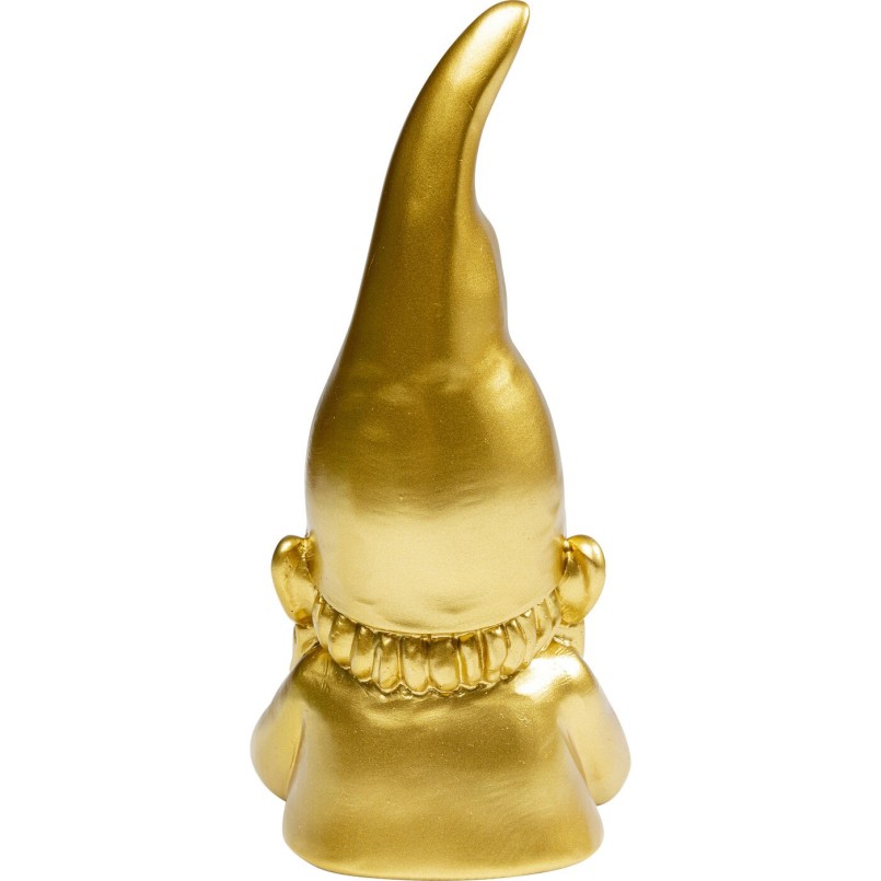 Figurine décorative Nain doré 21cm