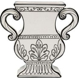 Vase Favola blanc et noir Kare Design