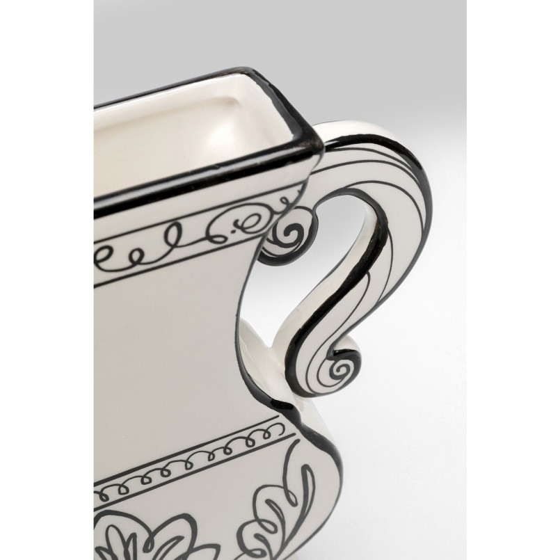 Vase Favola blanc et noir Kare Design
