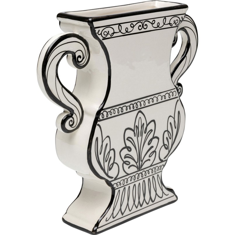 Vase Favola blanc et noir Kare Design