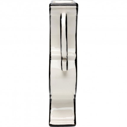 Vase Favola amphore blanc et noir Kare Design