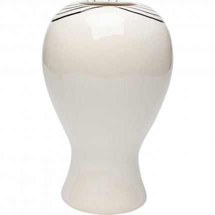 Vase Favola homme blanc et noir Kare Design