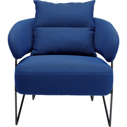 Fauteuil Peppo bleu Kare Design