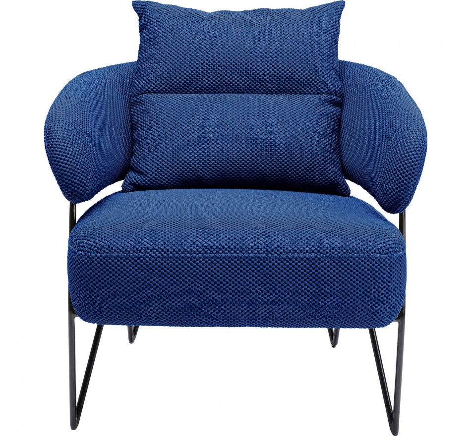 Fauteuil Peppo bleu Kare Design