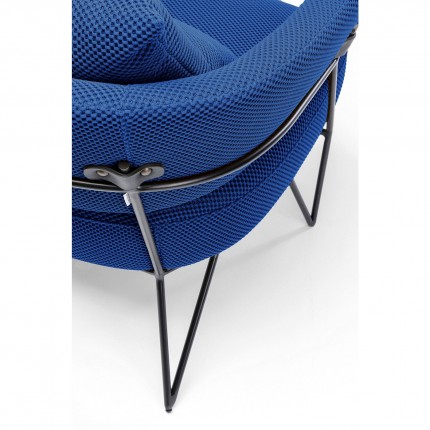 Fauteuil Peppo bleu Kare Design