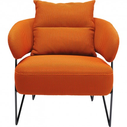 Fauteuil Peppo orange Kare Design