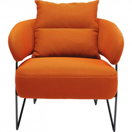 Fauteuil Peppo orange Kare Design Fauteuil Peppo orange Kare Design