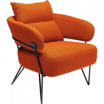 Fauteuil Peppo orange Kare Design
