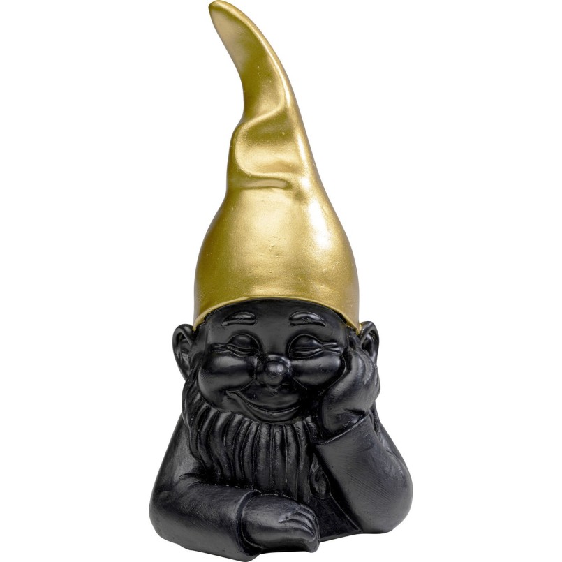 Figurine décorative Nain noir 21cm